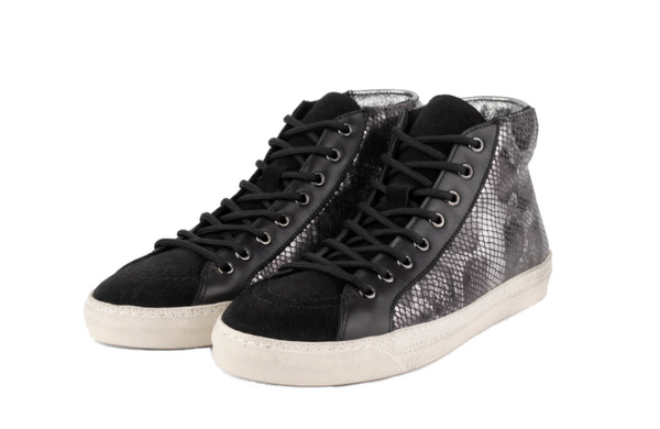 LACEY GREY AND BLACK SNEAKERS – The Boot Institute