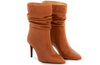MICHELLE CAMEL LEATHER BOOTS